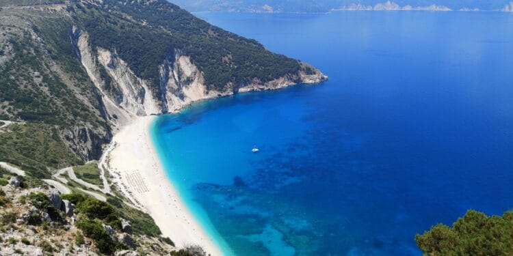 Famous Myrtos Beach, Kefalonia’s Stunning Paradise